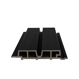 NewTechWood composiet co-extrusie wandbekleding Castellaton PRO65 3,3 x 18 x 290cm Zwart.