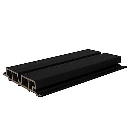 NewTechWood composiet co-extrusie wandbekleding Castellaton PRO65 3,3 x 18 x 390cm Zwart