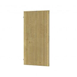 Tuindeur verticaal Elan 100 Excellent op verstelbaar stalen frame, 99x190 cm, groen geïmpregneerd
