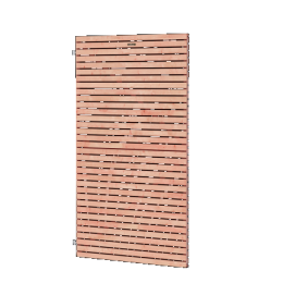 Tuindeur Elan 100 Excellent douglas op verstelbaar stalen frame, 100x180 cm, onbehandeld