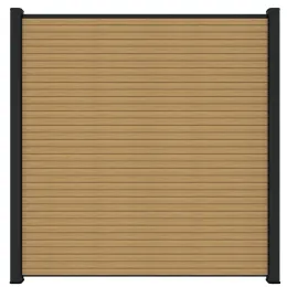 Newtechwood co-extrusie composiet scherm triple, 180x180 cm, red cedar.