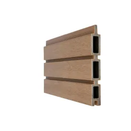 Newtechwood co-extrusie composiet triple rhombus schermplank, 2,1x15x180 cm, teak.