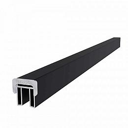 Newtechwood aluminium frameset t.b.v. triple schermplanken, zwart.