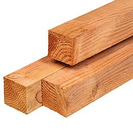 Douglas paal, ongedroogd, fijn bezaagd 9x9x300 cm