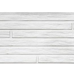 Berton©-motiefplaat smal wit/grijs H26 x D3,5 x L184 cm Lungo
