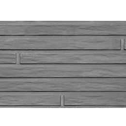 Berton©-motiefplaat smal antraciet H26xD3,5xL184 cm Lungo