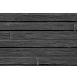 Berton©-motiefplaat antraciet gecoat H36 x D3,5 x L184 cm Lungo
