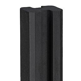 Berton©-sleufpaal Reest antraciet gecoat 11,5x11,5x272 cm eindmodel