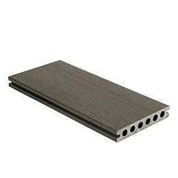 NewTechWood composiet co-extrusie dekdeel houtstructuur 2.3x13.8x400 cm Silver Gray