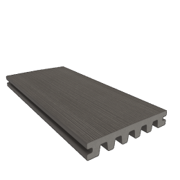 NewTechWood composiet co-extrusie enkelzijdig dekdeel houtstructuur 2.3x13.8x400 cm Silver Gray