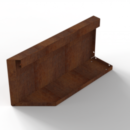 Module+ keerwand hoek uitwendig - rechts