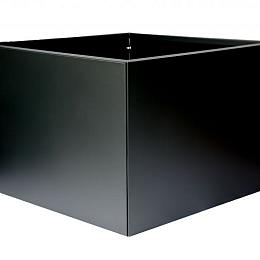 MBBZ Metalen bloembak Grafiet Zwart 90x90