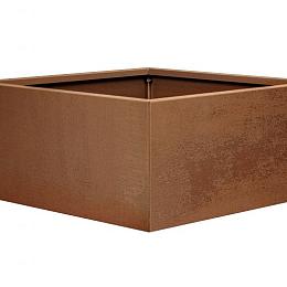 MBBC Metalen bloembak corten 90x90