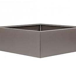 MBB Metalen bloembak taupe 210x210