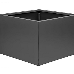 Bloembak vlak - ANTRACIET 60X60X40