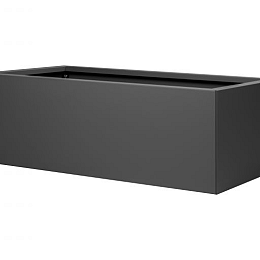 Bloembak vlak antraciet 60x210x60 cm