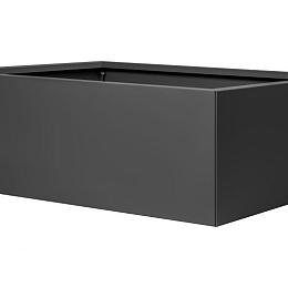 Bloembak vlak antraciet 150x210x60 cm