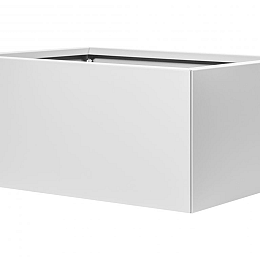 MBBW Metalen bloembak wit 150x300