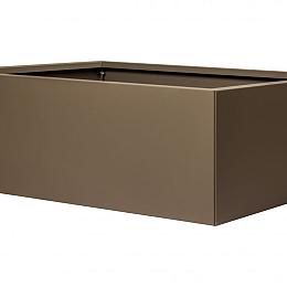 Bloembak vlak supra bruin 180x210x60 cm