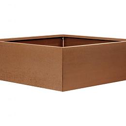 MBBC Metalen bloembak corten 120x120