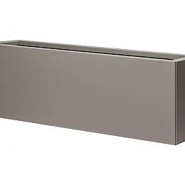 Bloembak vlak taupe 30x150x60 cm