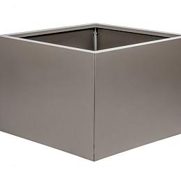 Bloembak vlak taupe 60x300x60 cm