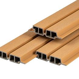 PuraTech 55 composiet dubbel profiel 3,3x17x390 cm, cedar, fijne houtnerf