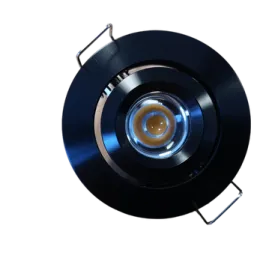 Verlichtingsspot zwart, 12V, 52mm (losse spot)
