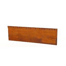 Kantopsluiting Single flex 300x27.7 cm corten