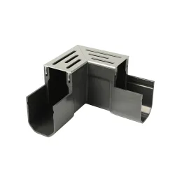 Luxury drain hoekstuk grijs