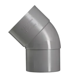 Pvc hwa 80 mm  45 graden bocht 1x lijmmof