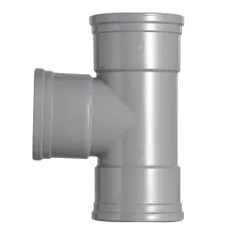 Pvc hwa 110 mm SN8 T stuk  3x manchet