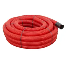 Mantelbuis flex + trekdraad 110 mm,  rol 50 meter