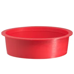 Pvc hwa 110 mm deksel rood