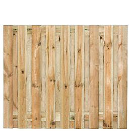 Grenen tuinscherm geïmpregneerd geschaafd 19 planks (17+2) 150x180cm