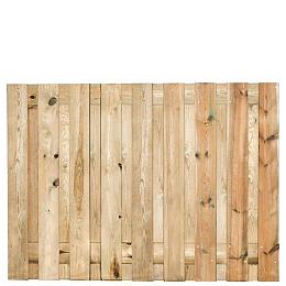 Grenen tuinscherm geïmpregneerd geschaafd 19 planks (17+2) 130x180cm