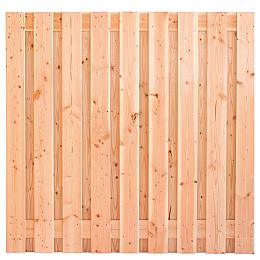 Douglas tuinscherm fijnbezaagd  19 planks (17+2) 180x180cm