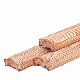 Afdeklat douglas - Piramide 3.6x8.5x180cm (3 planks tussenruimte)