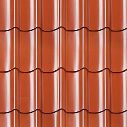 Dakpanprofielplaten terracotta, Tongeren /Goor