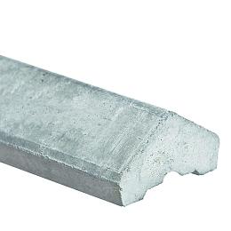 Beton-afdekkap wit/grijs diamantkop - 180cm
