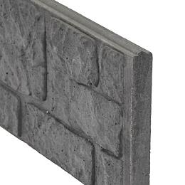 Berton©-motiefplaat antraciet H36xD3,5xL184 cm romeinsmotief