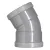 Pvc hwa 110 mm SN8 30 graden bocht 2x manchet
