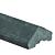 Beton-afdekkap antraciet diamantkop - 180cm