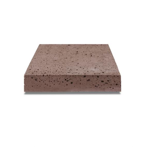 Oud Hollandse tegel zonder facet 20x20x5 Roodbruin