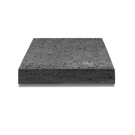 ArtiStone tegel zonder facet 40x40x5 Carbon