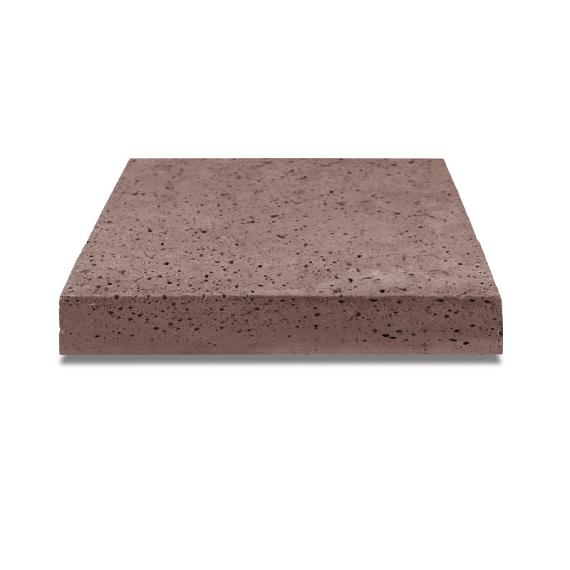 Oud Hollandse tegel zonder facet 50x50x5 Roodbruin