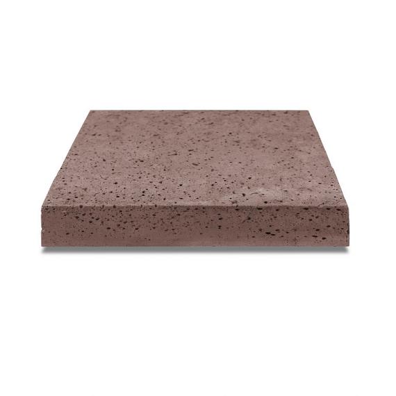 Oud Hollandse tegel zonder facet 50x50x5 Roodbruin