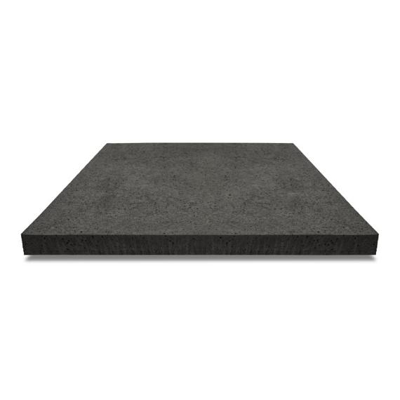 Oud Hollandse tegel zonder facet, gewapend  80x80x5 Carbon