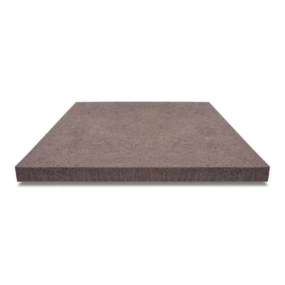 Oud Hollandse tegel zonder facet, gewapend  80x80x5 Taupe
