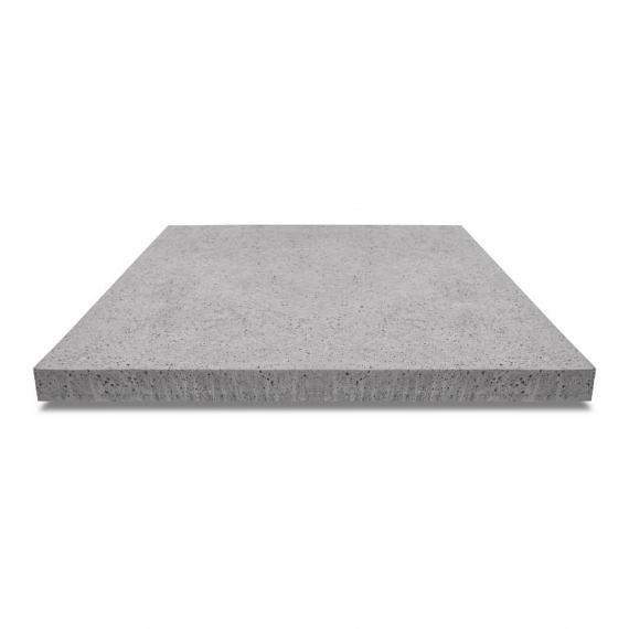 Oud Hollandse tegel zonder facet, gewapend  80x80x10 Grijs